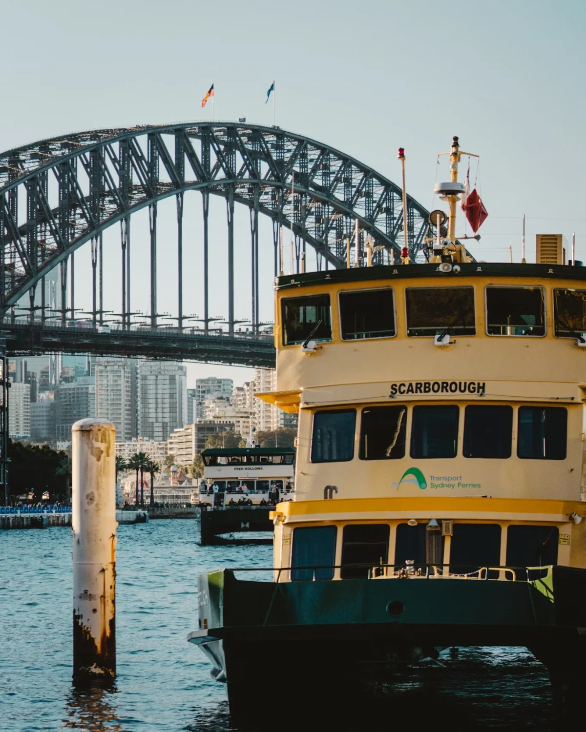 Sydney Ferry vessel monitored by On Watch fleet telemetry system